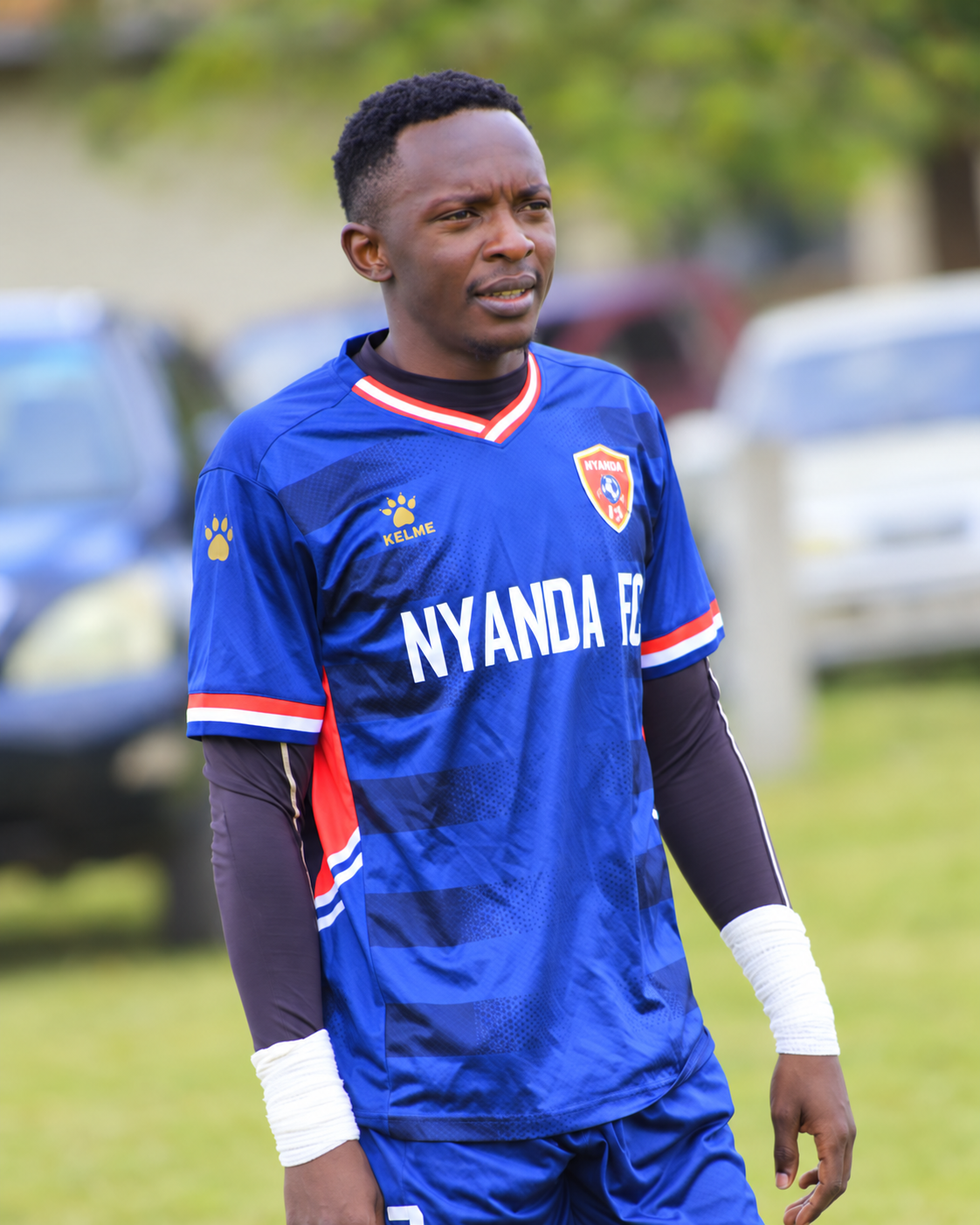 Noel Kagezi in sportswear