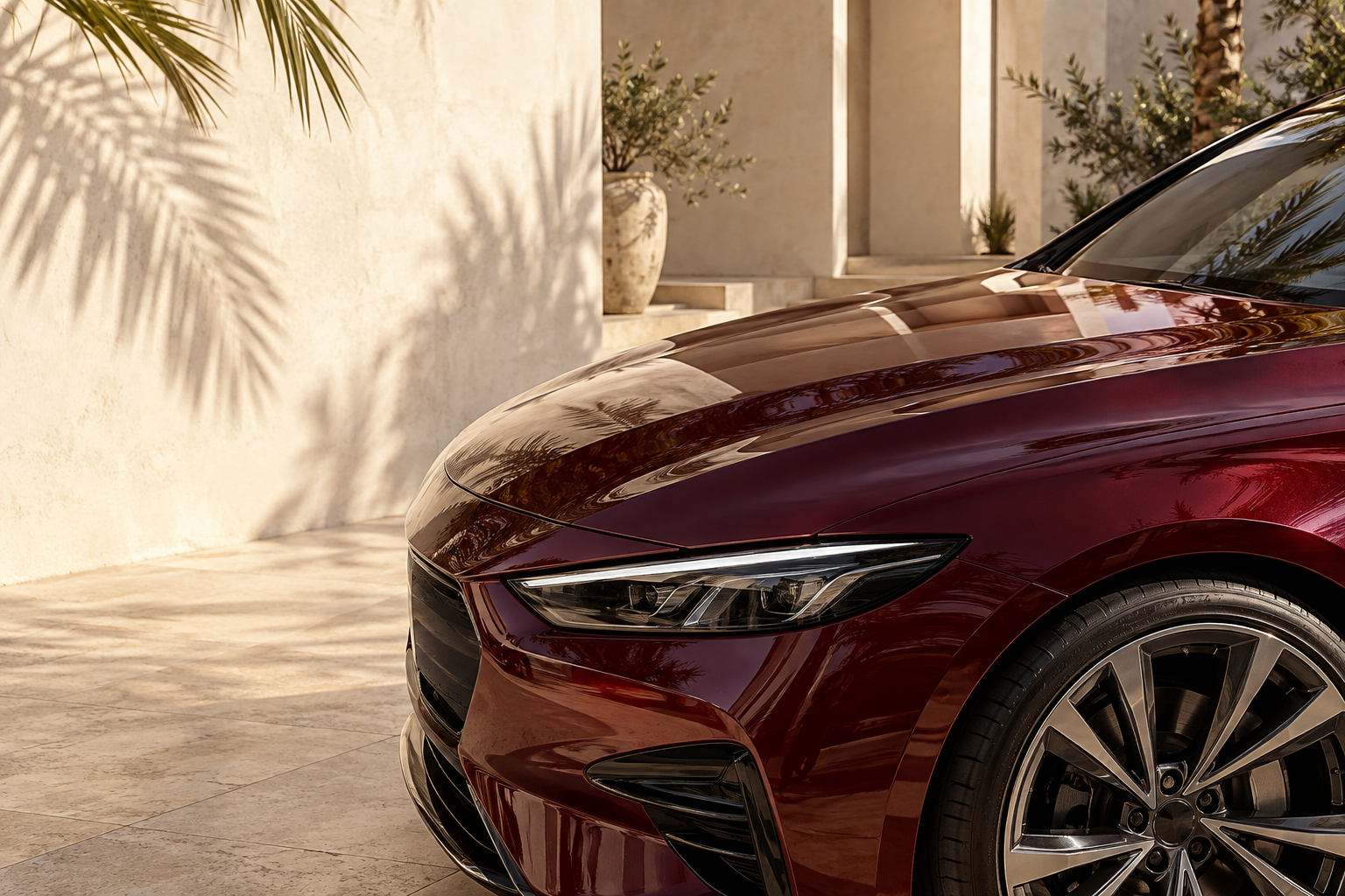 Sculptural automotive detail