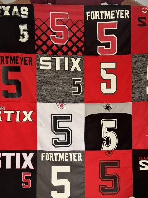 Standard T-Shirt Quilt Layout