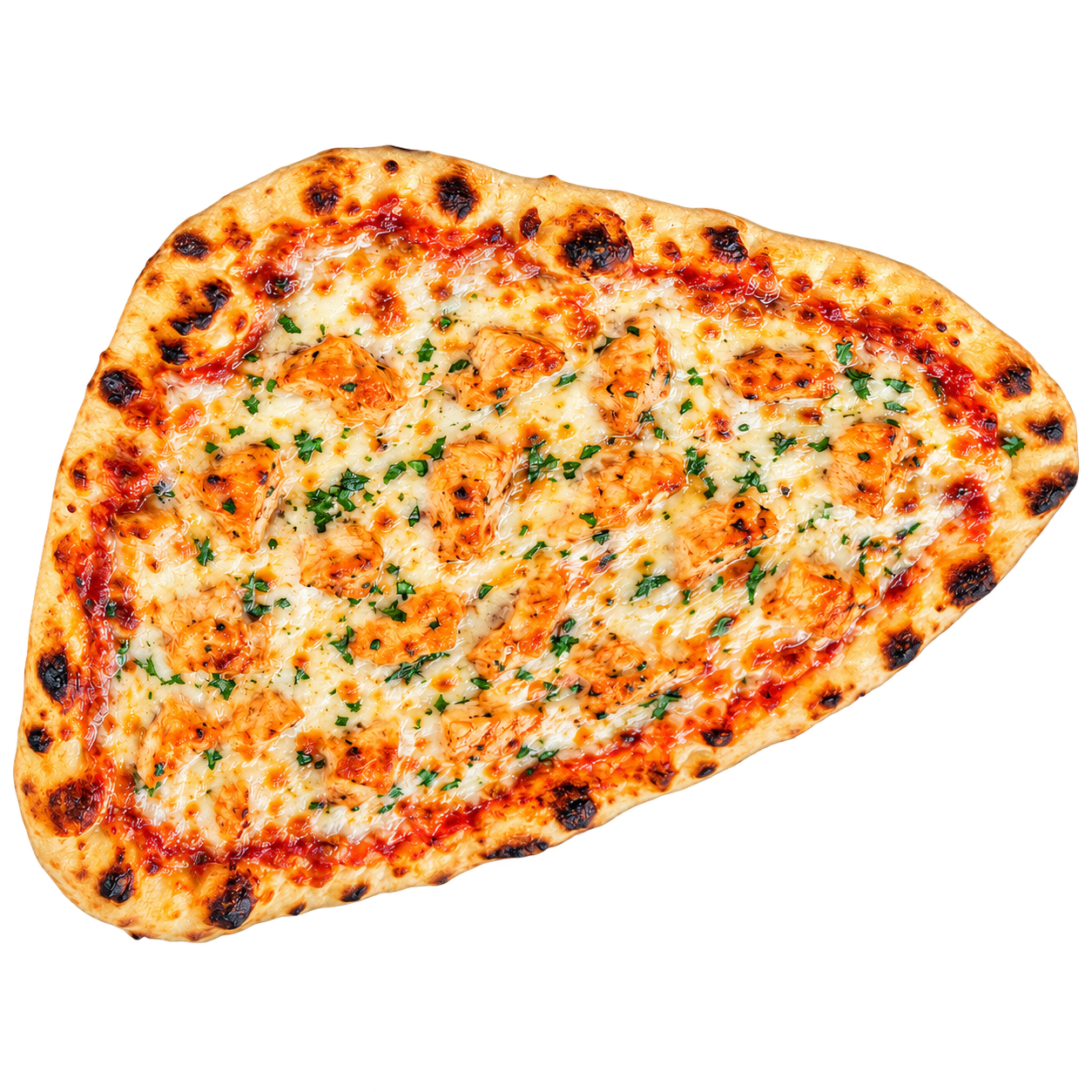 Butter Chicken Naan Pizza