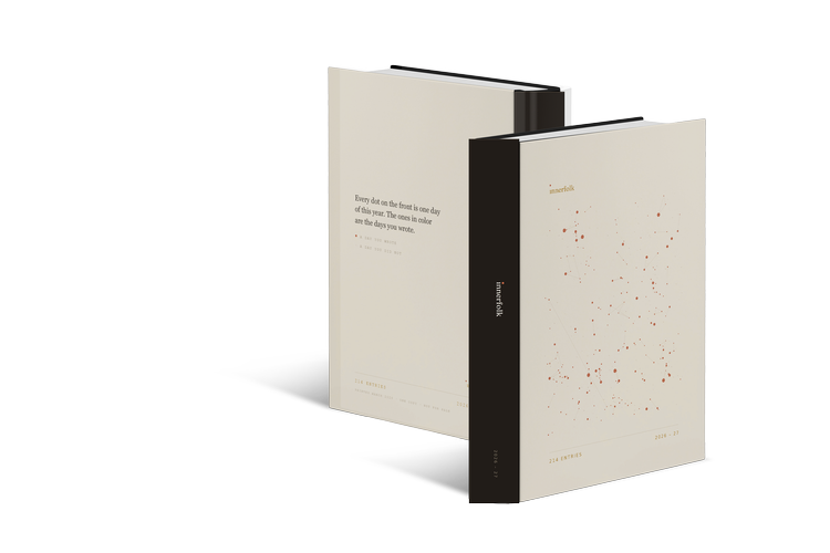 An Innerfolk Annual Edition, front and back.
