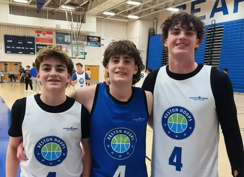 Reston Hoops high school basketball players