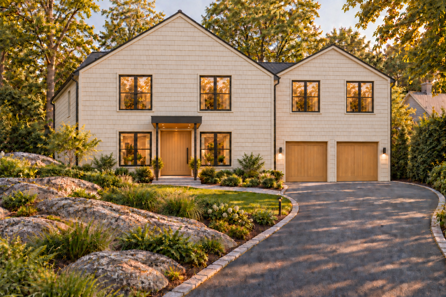 Exterior concept rendering for 61 Beechtree