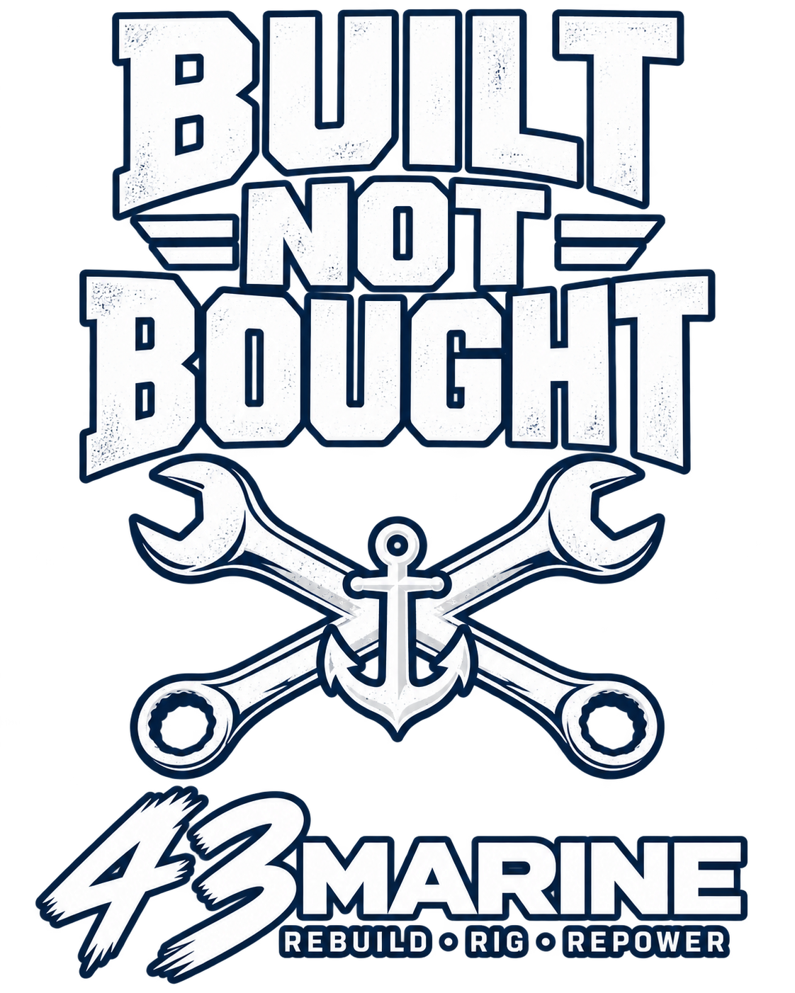 Built Not Bought Tee — design artwork