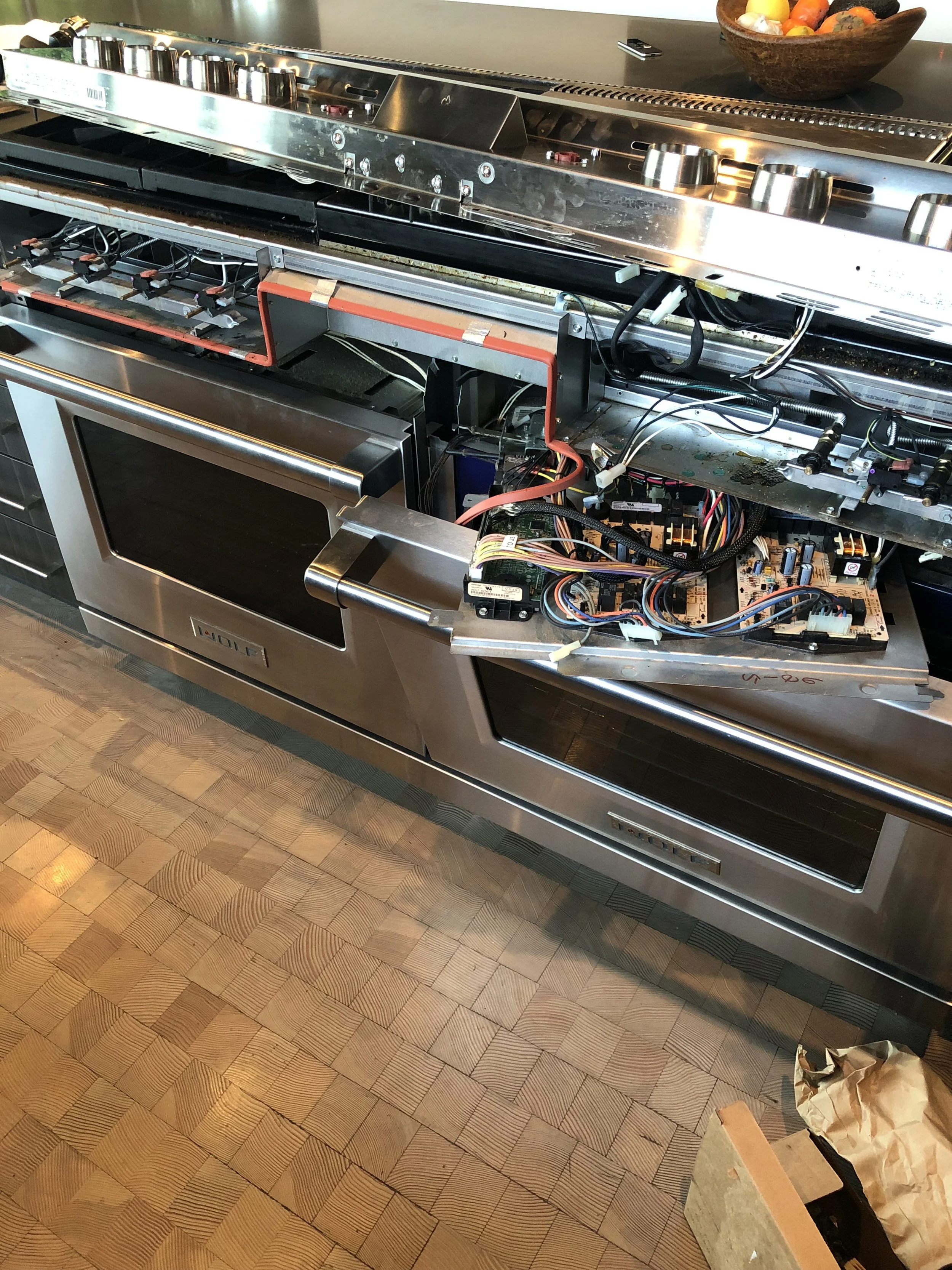 Wolf range control board repair