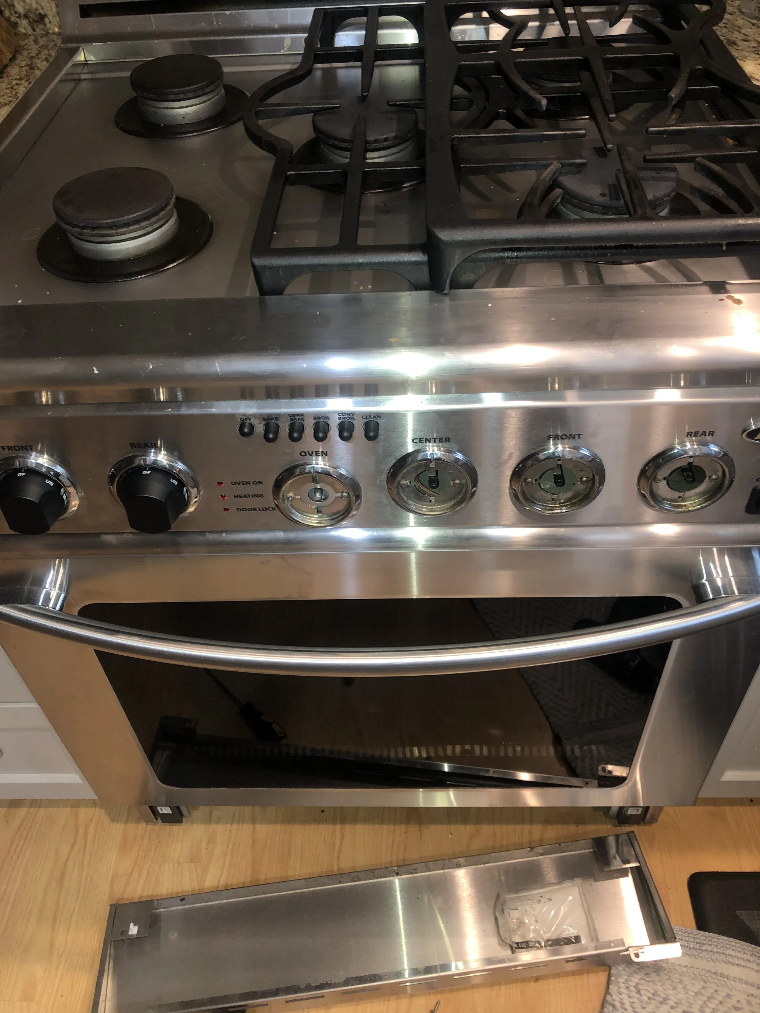 Thermador gas range repair