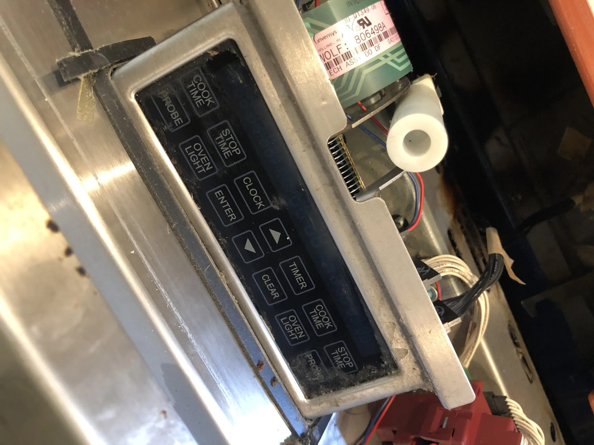 Wolf oven control panel repair