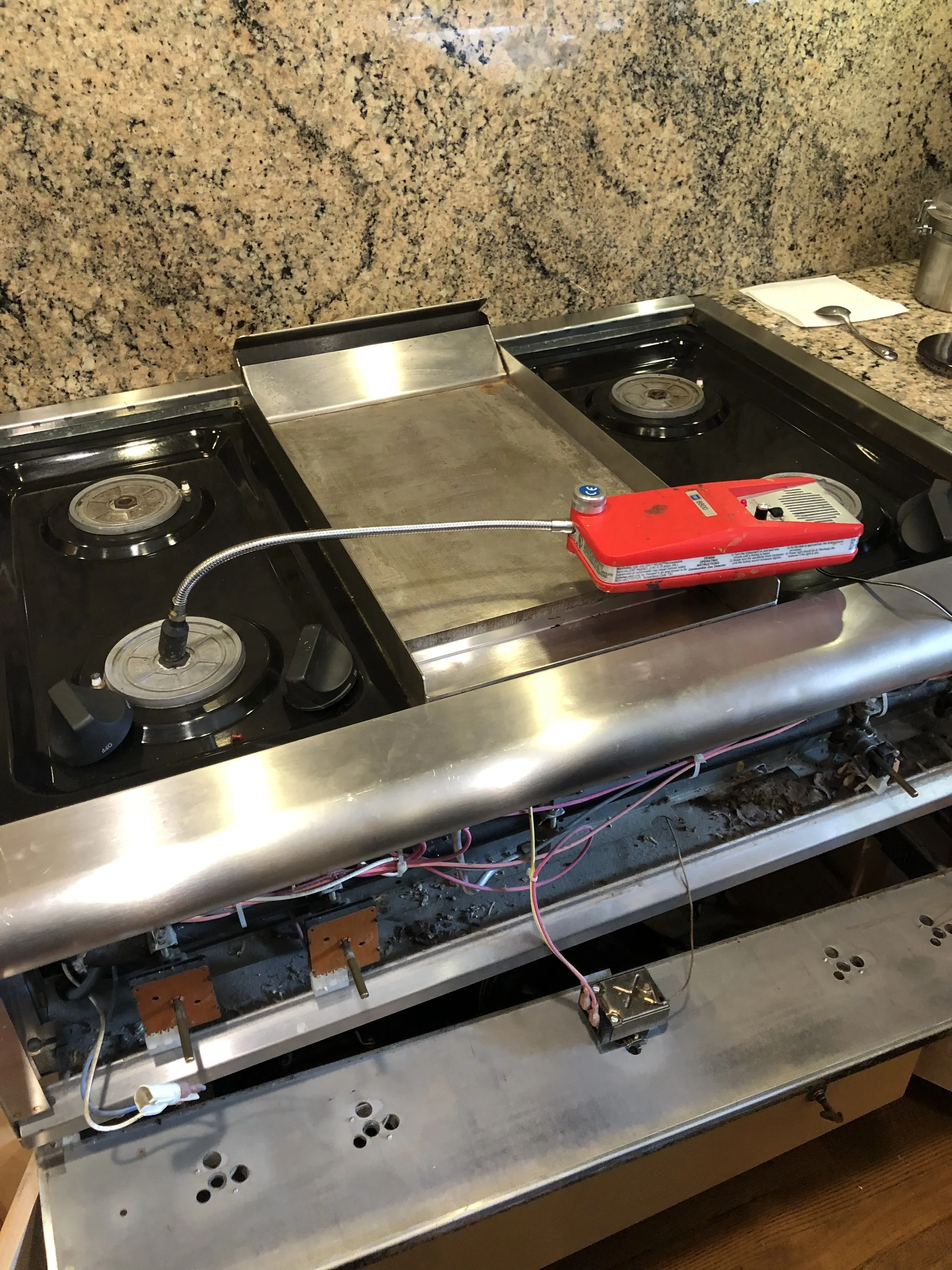 Thermador Range Gas Leak Detector Test