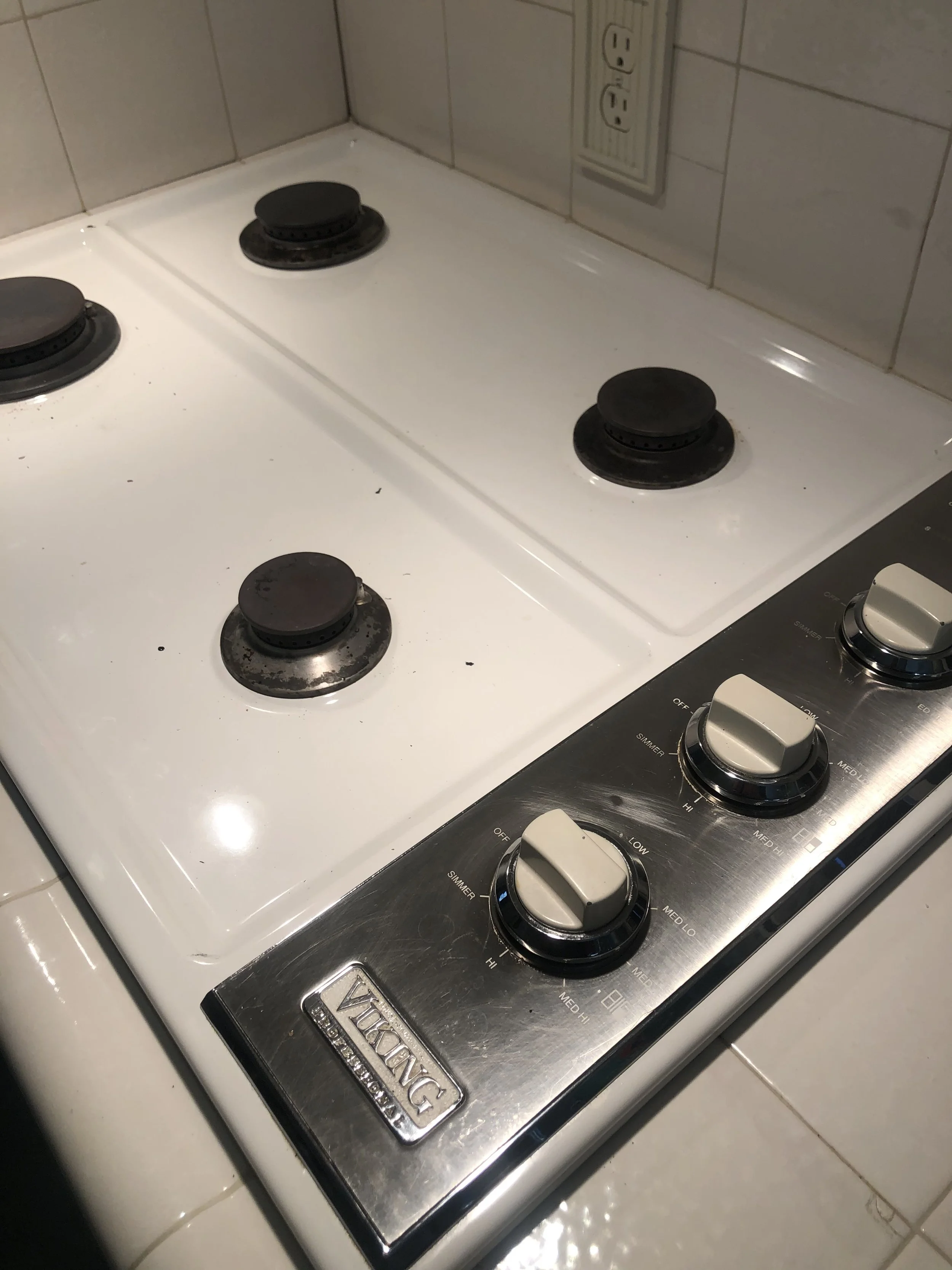 Viking porcelain cooktop repair