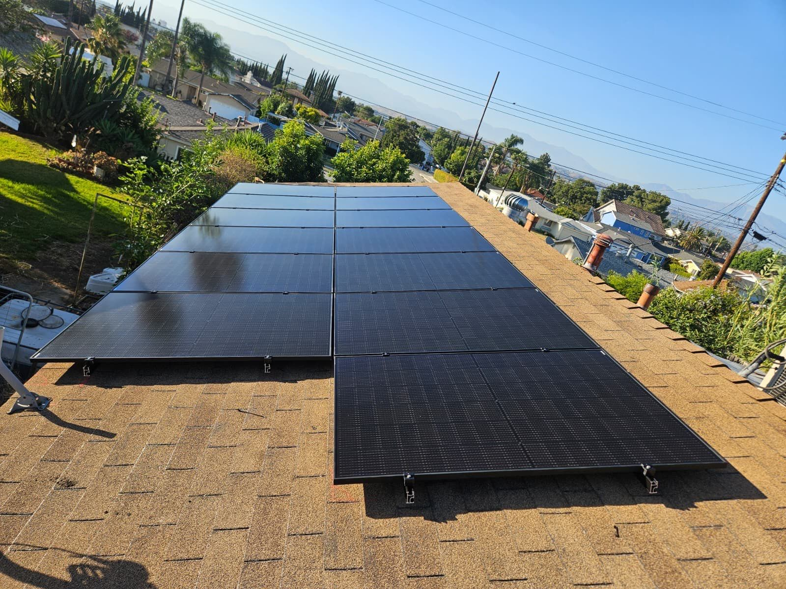 Residential solar and storage setup, Rowland Heights, CA