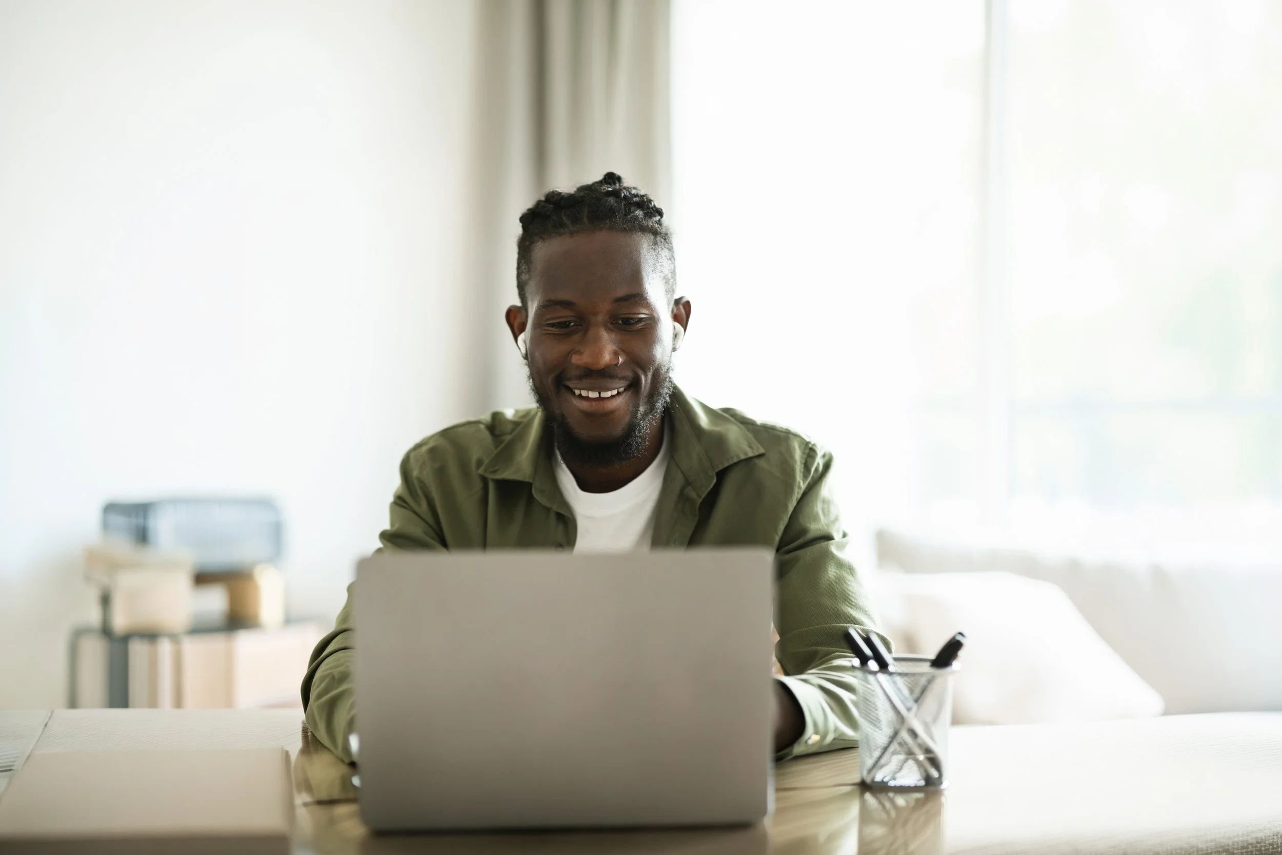 Man on laptop