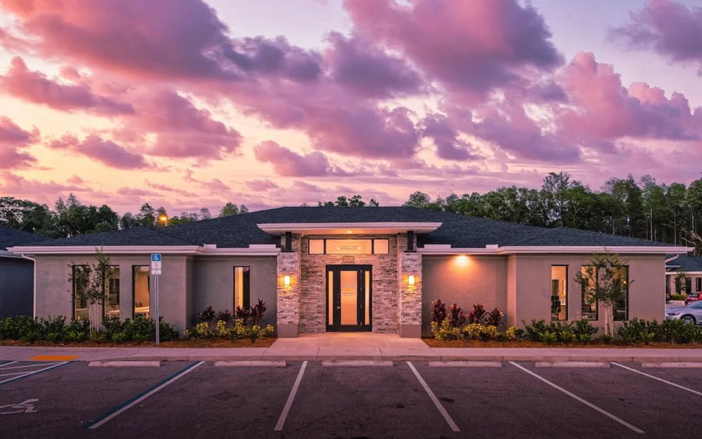 The Olympic Concierge Medicine office at sunset