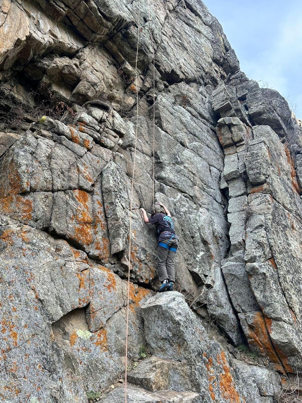 Rock climbing