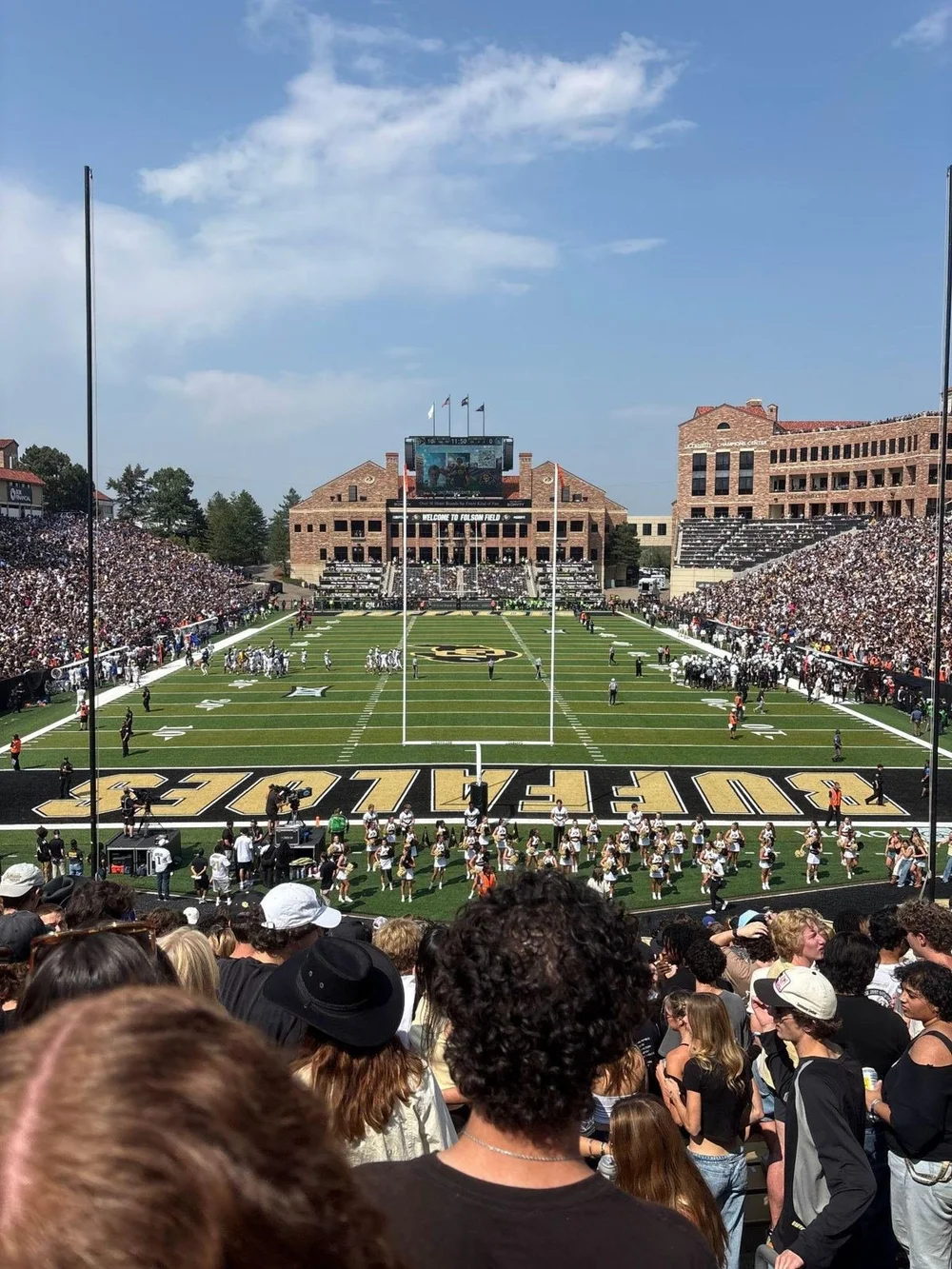 Folsom Field on game day