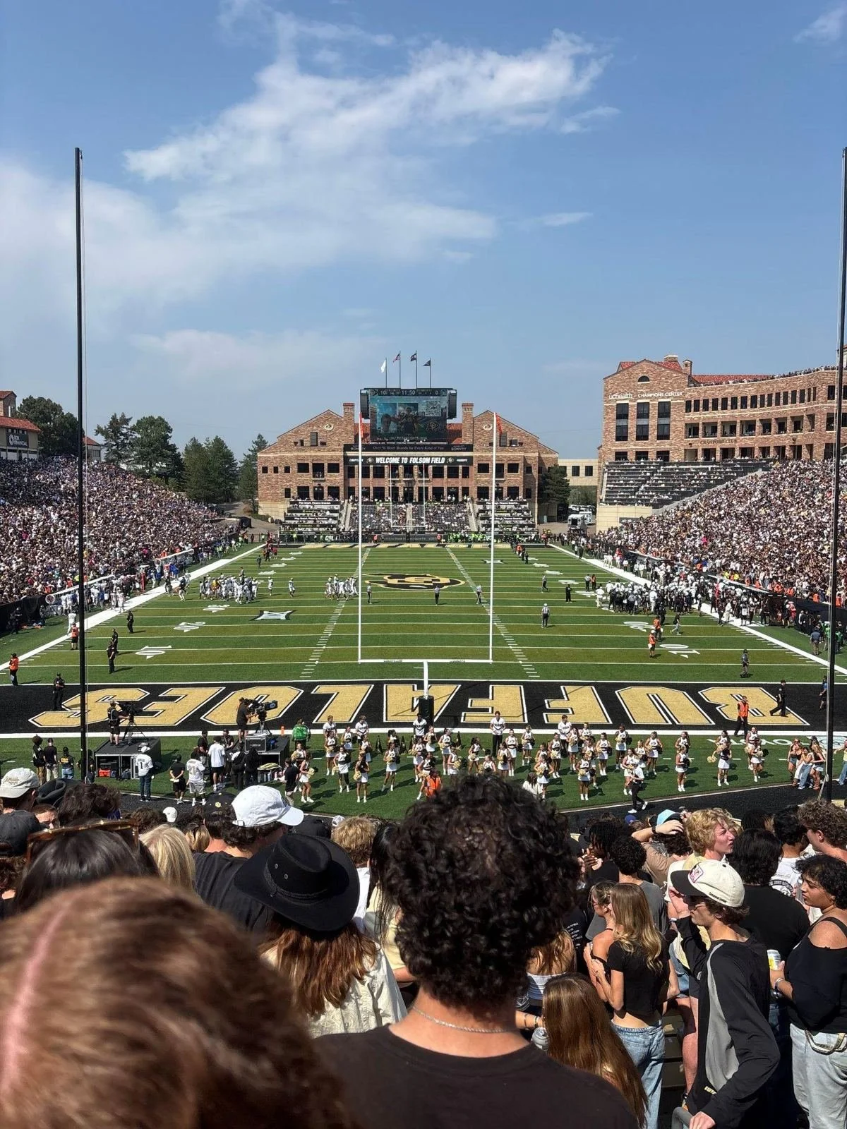 Folsom Field on game day