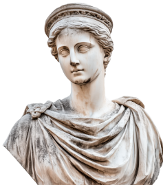 Greco-Roman style decorative bust