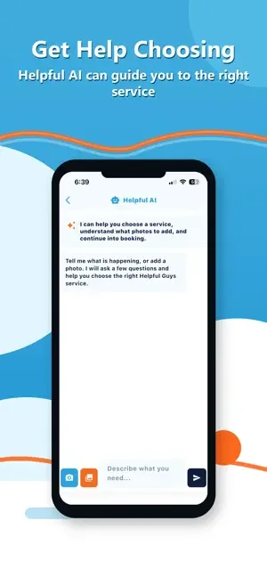 Helpful Guys app — Get Help Choosing a Service