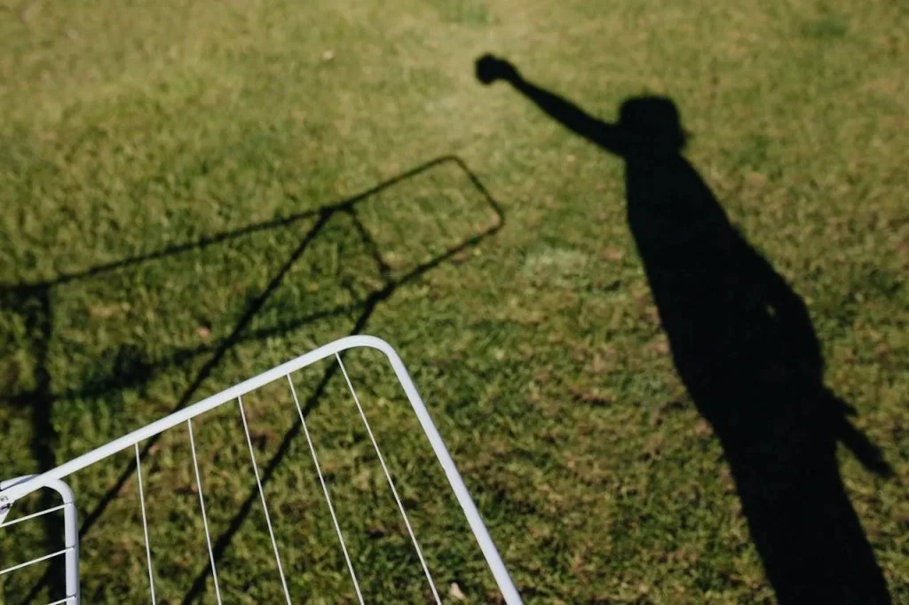 silhouette on the lawn