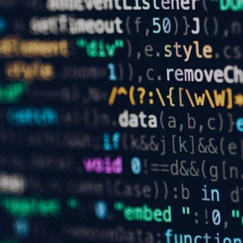 Code snippet with text 'Artificial Intelligence'