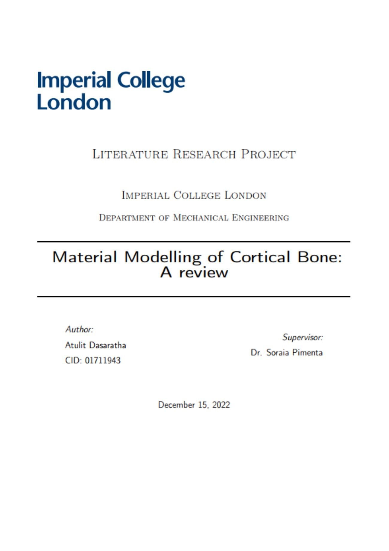 Literature review, page 1