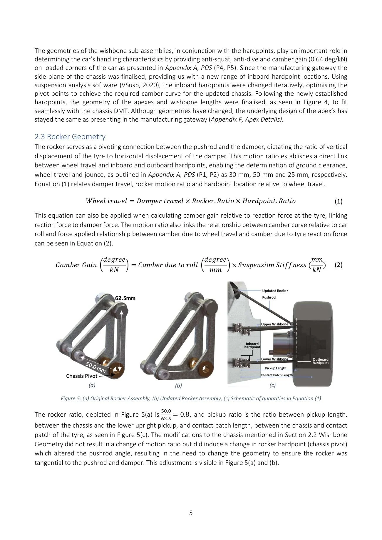 Testing and analysis report, page 5