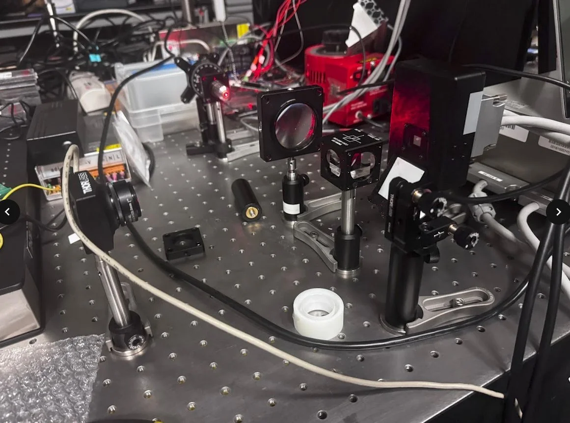 SLM calibration setup with reference mirror