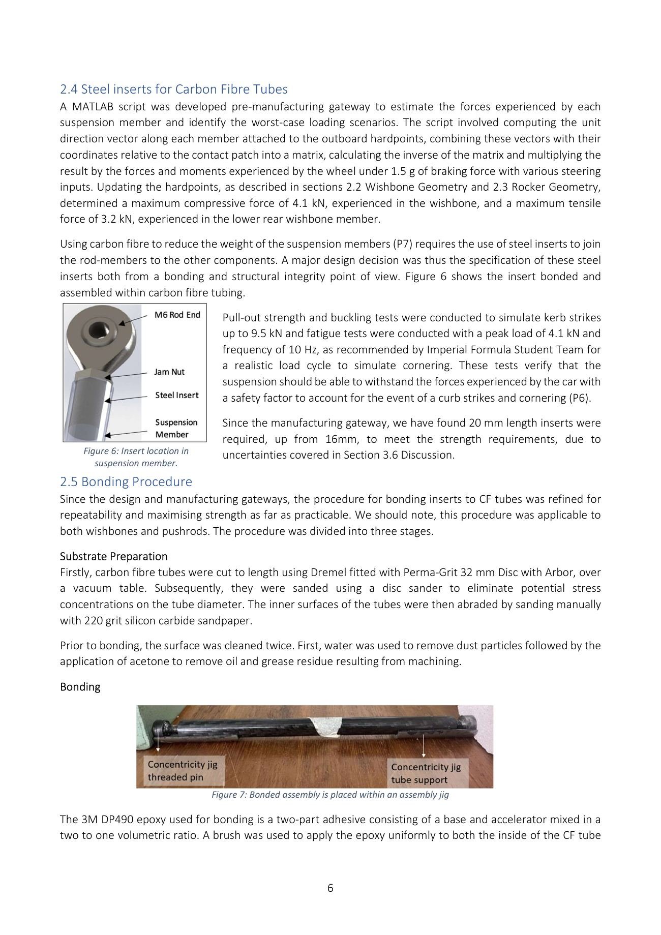 Testing and analysis report, page 6