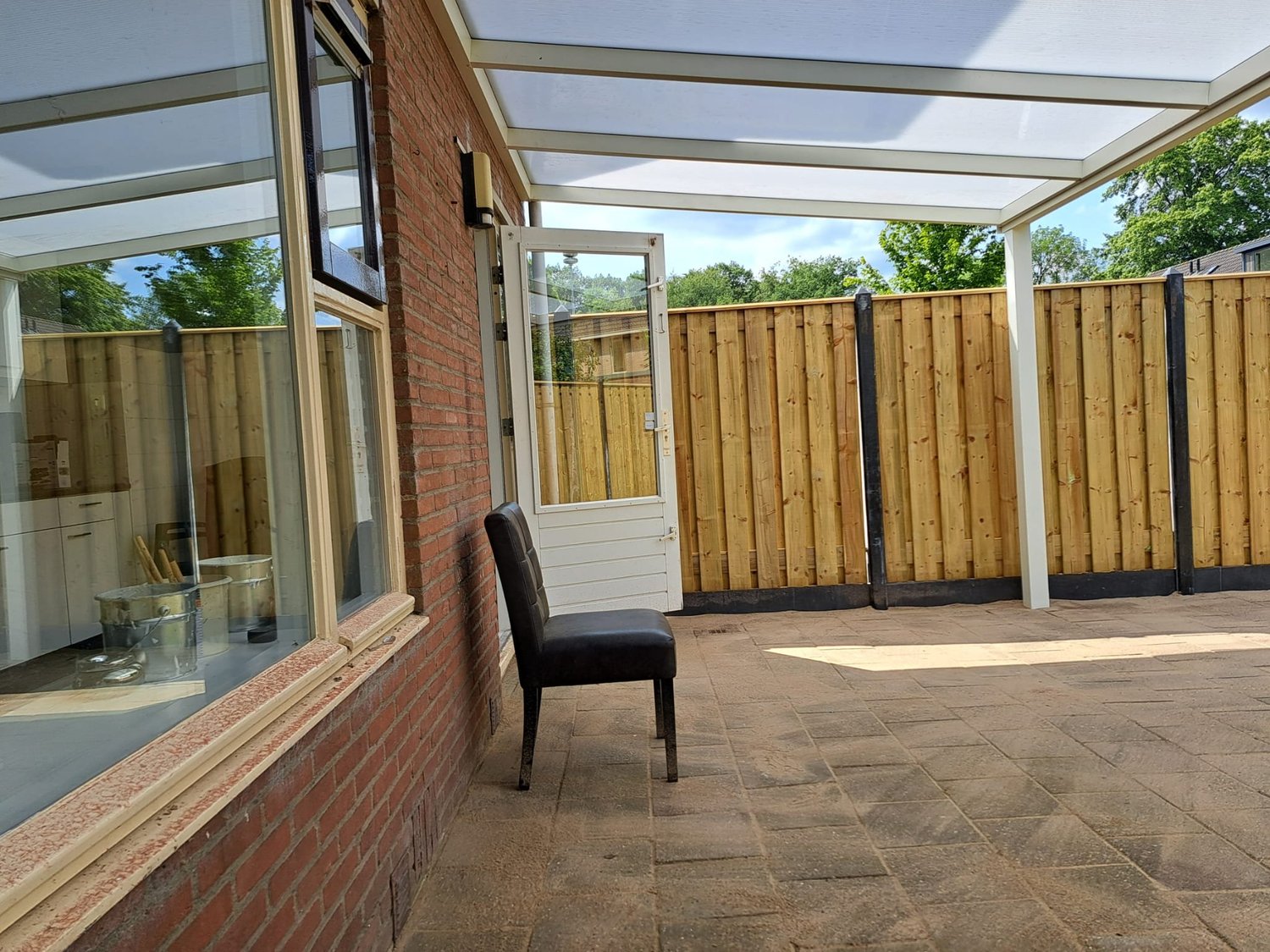 Veranda van binnen