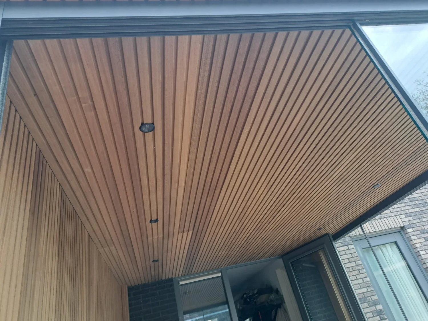 Houten plafond