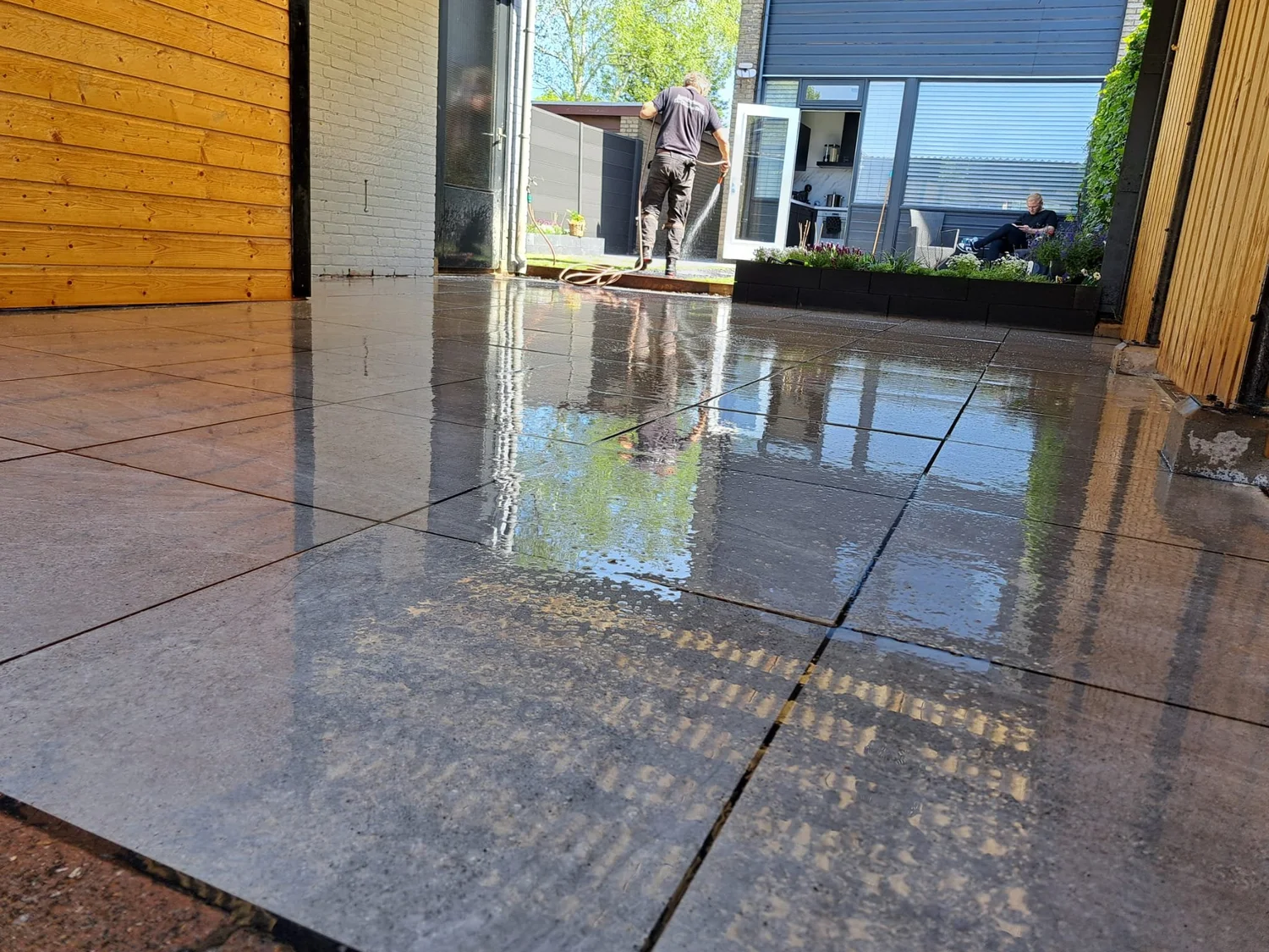Gepolijst terras