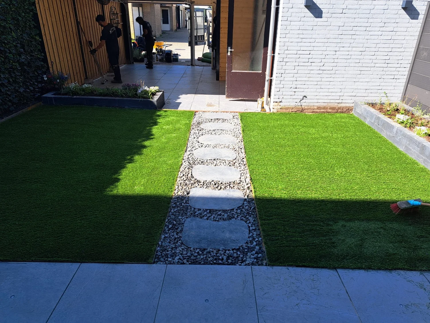 Strakke voortuin