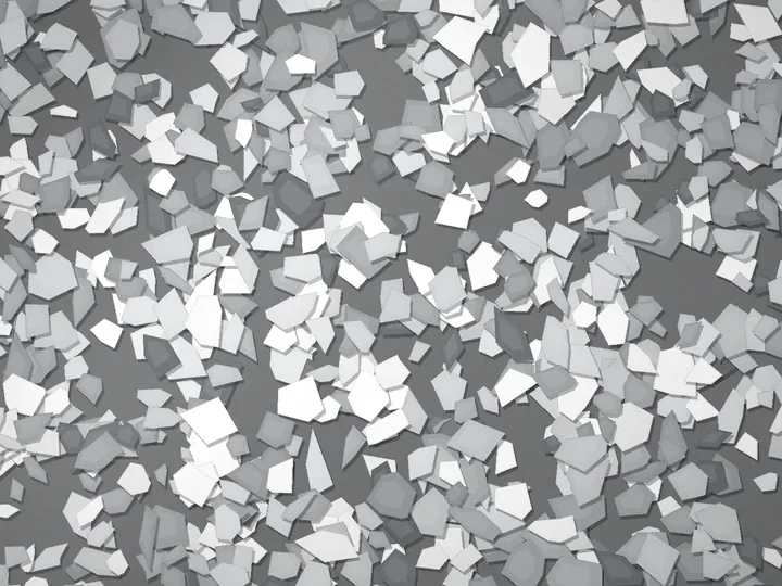 Silver Ridge decorative flake blend on a garage floor, illustration