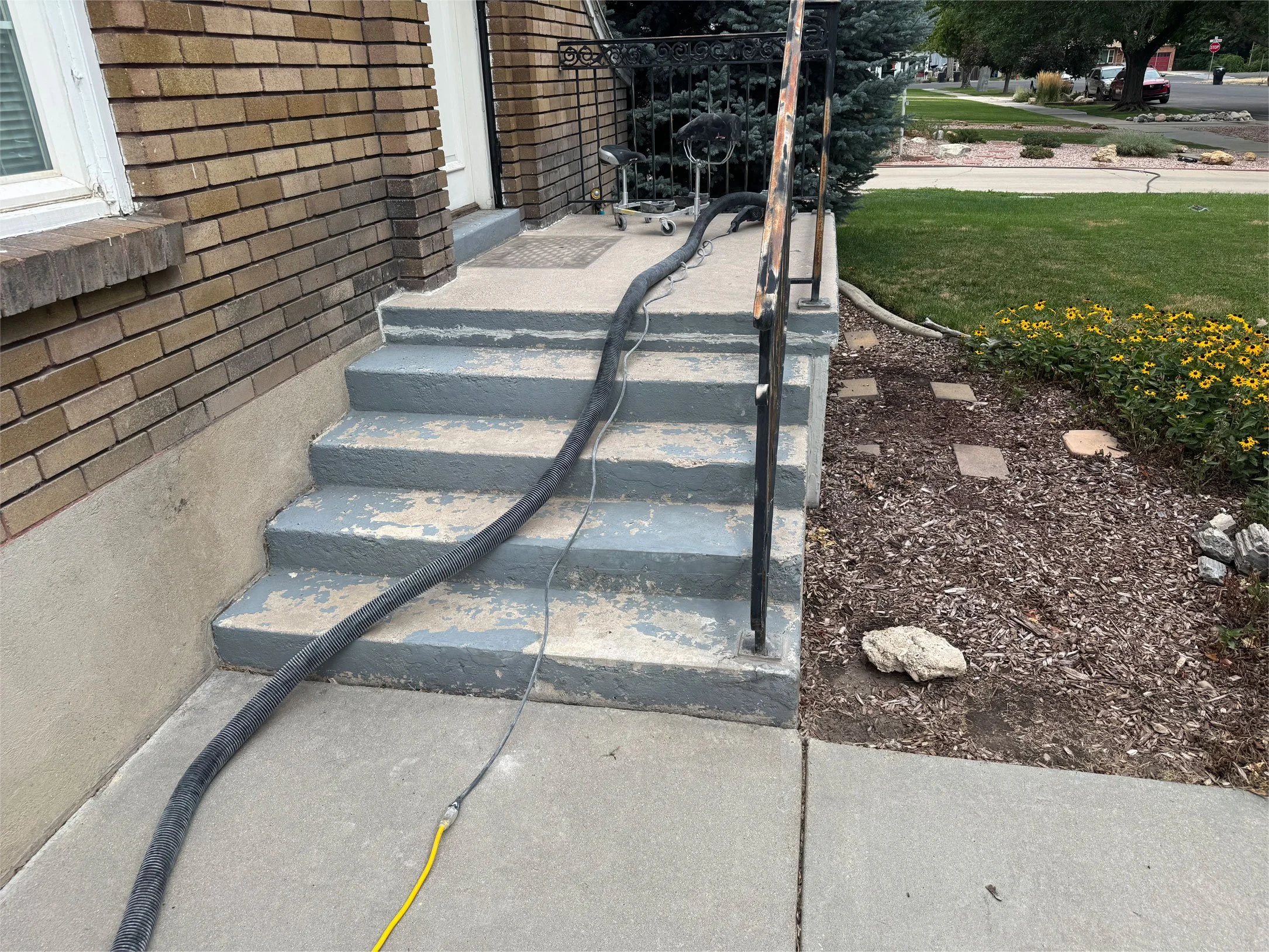 Garage stairs