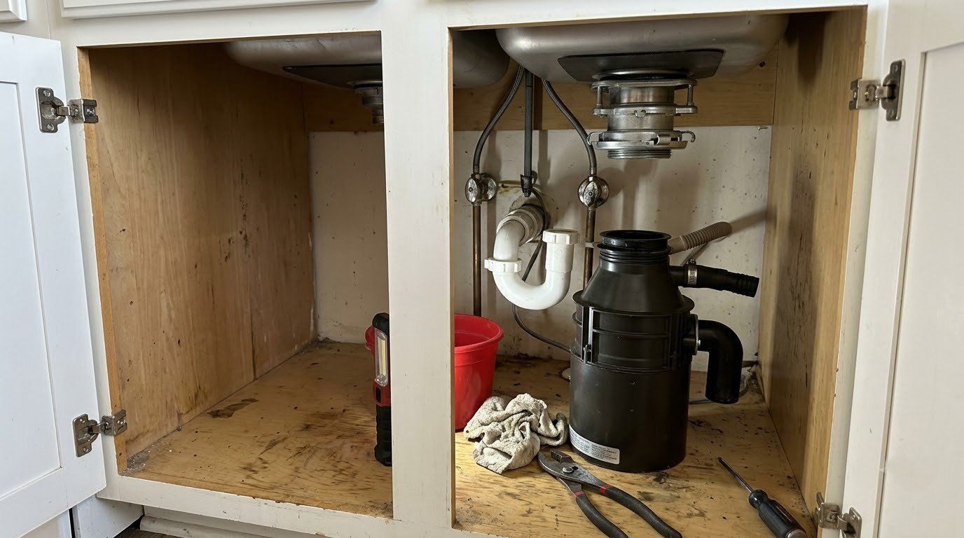 Garbage disposal replacement by Tucker Appliance Repair