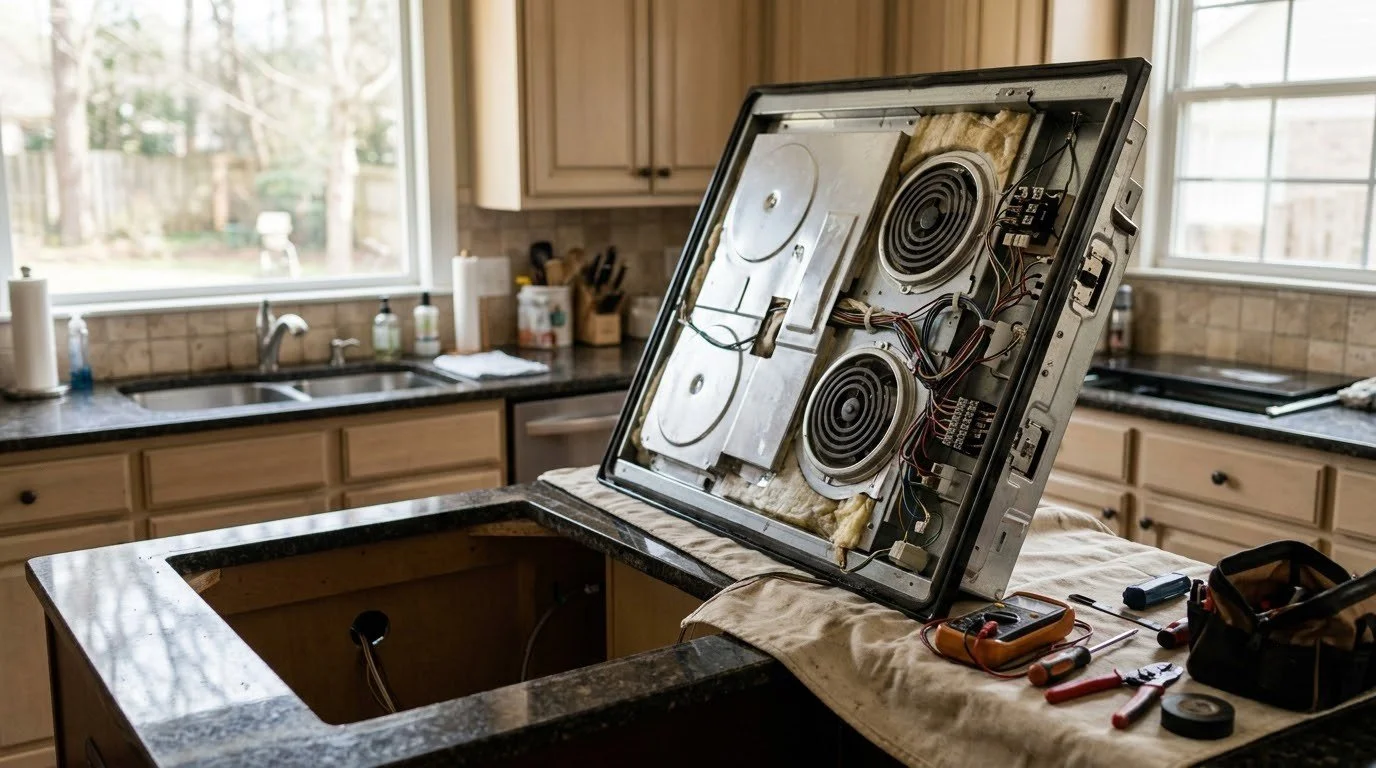 Cooktop repair by Tucker Appliance Repair