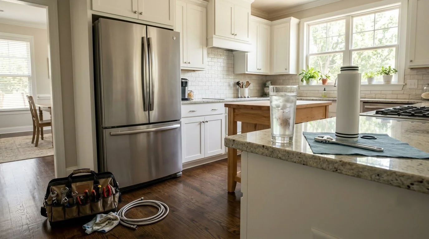 Ice maker repair by Tucker Appliance Repair