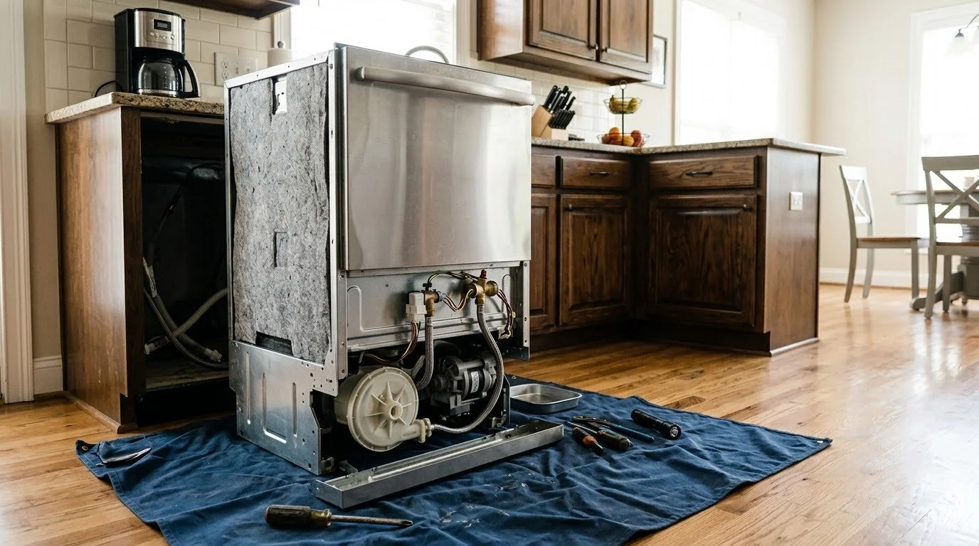 Dishwasher repair by Tucker Appliance Repair