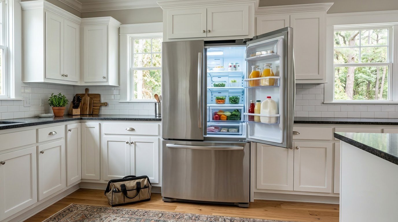 Refrigerator repair by Tucker Appliance Repair