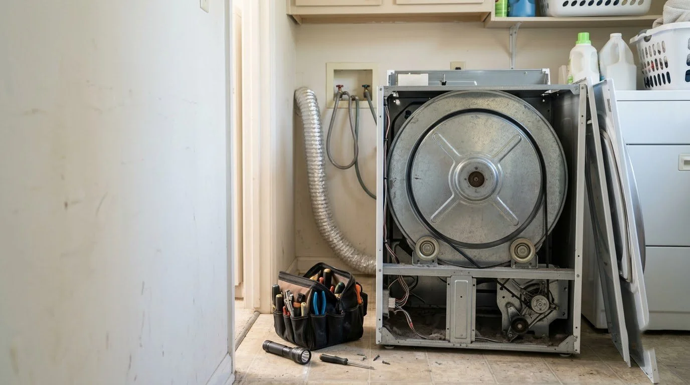 Dryer repair by Tucker Appliance Repair