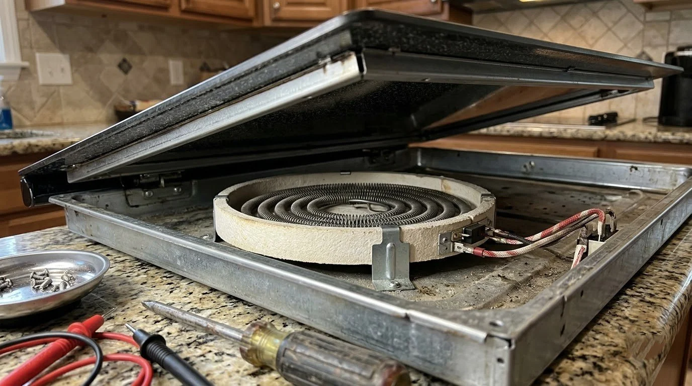 Cooktop repair by Tucker Appliance Repair