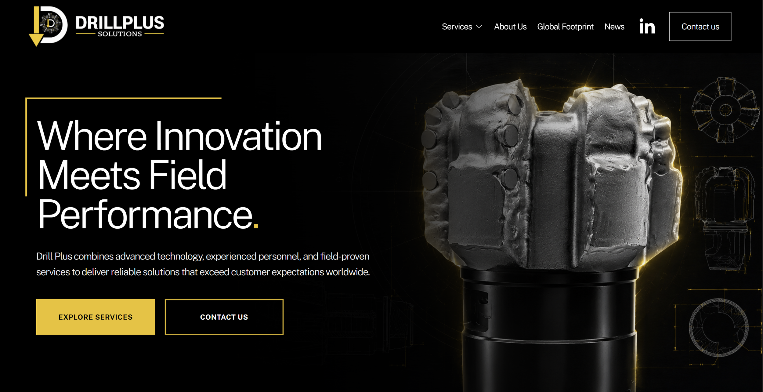 After website design example