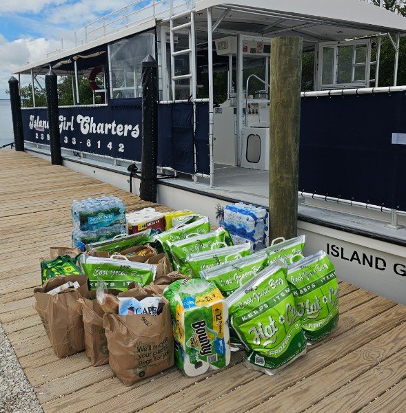 Door 2 Door & More grocery delivery prepared for island ferry transportation