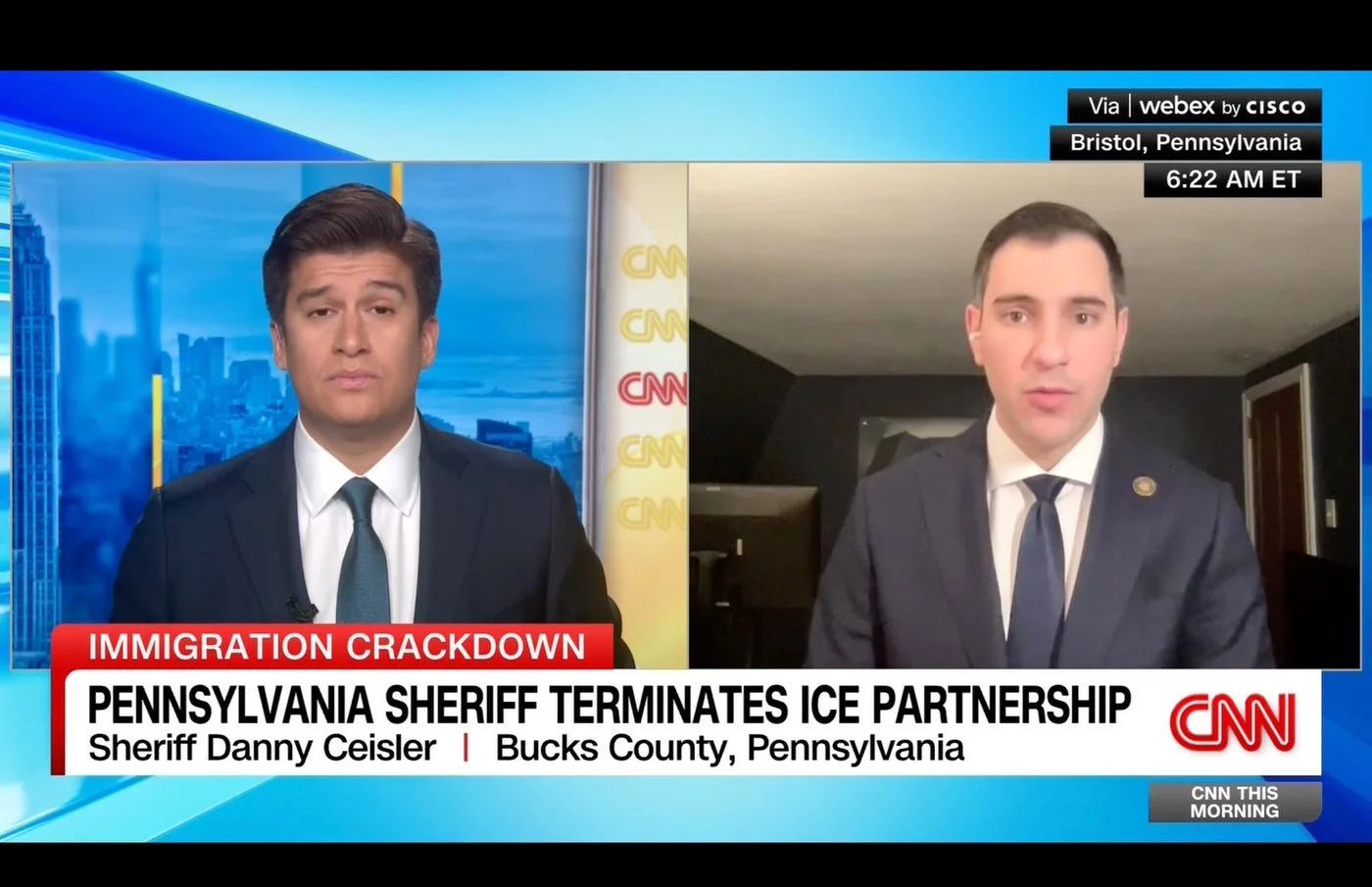 Sheriff Ceisler on CNN This Morning, January 2026