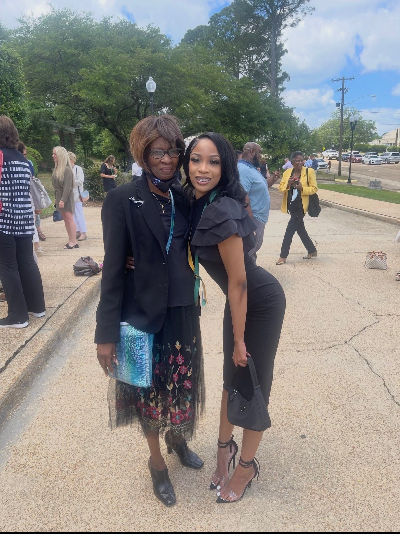 Ophelia with Alyssa at Alyssa&rsquo;s ceremony