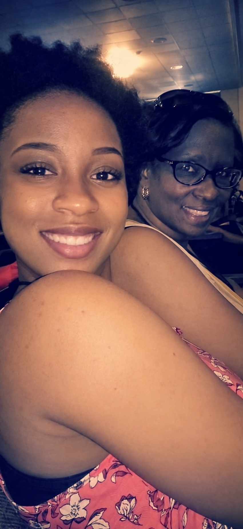 Ophelia with her granddaughter Alyssa