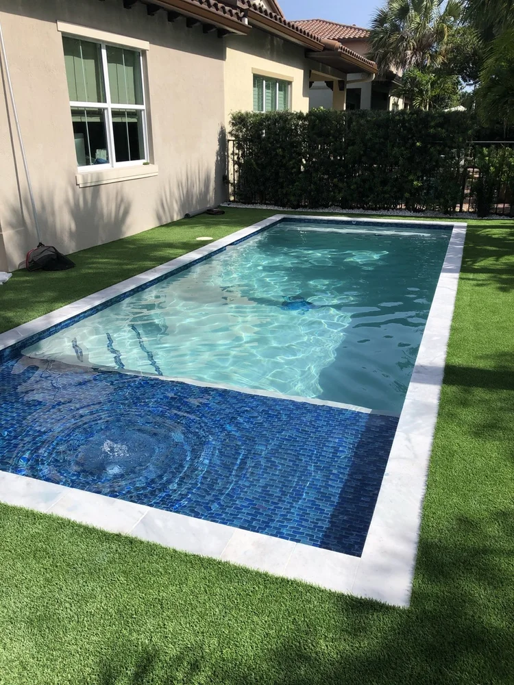 Pool and deck project by Oasis Pools and Pavers, Palm Beach County