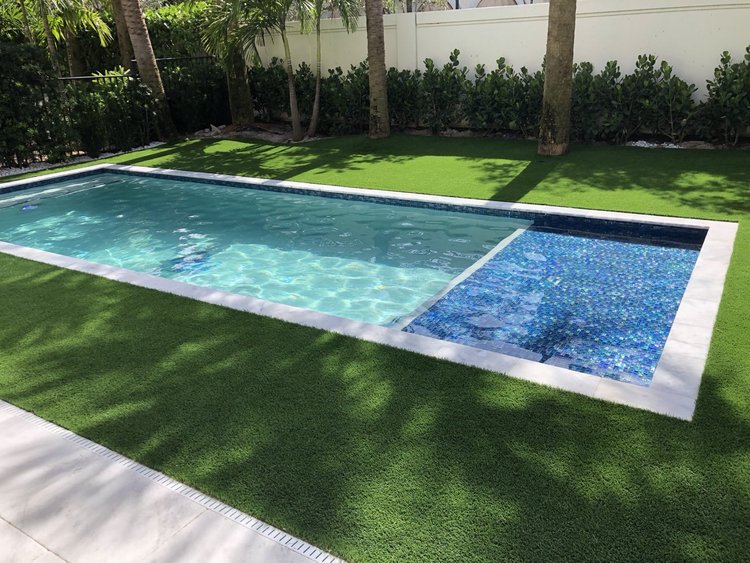 Pool and deck project by Oasis Pools and Pavers, Palm Beach County