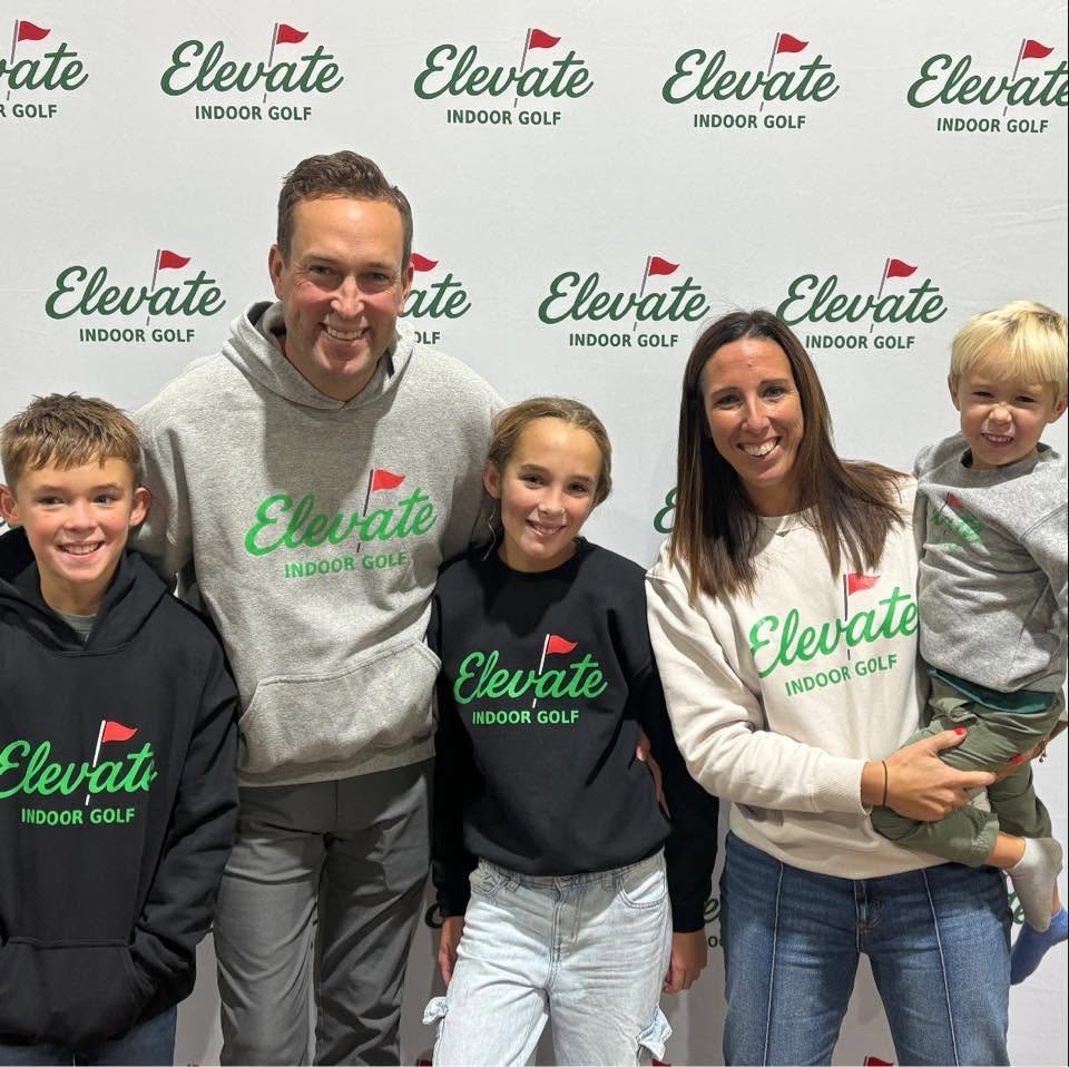 Kelsey Verbeten Frey with her husband Mike and children Eliana, Griffin and Augie.