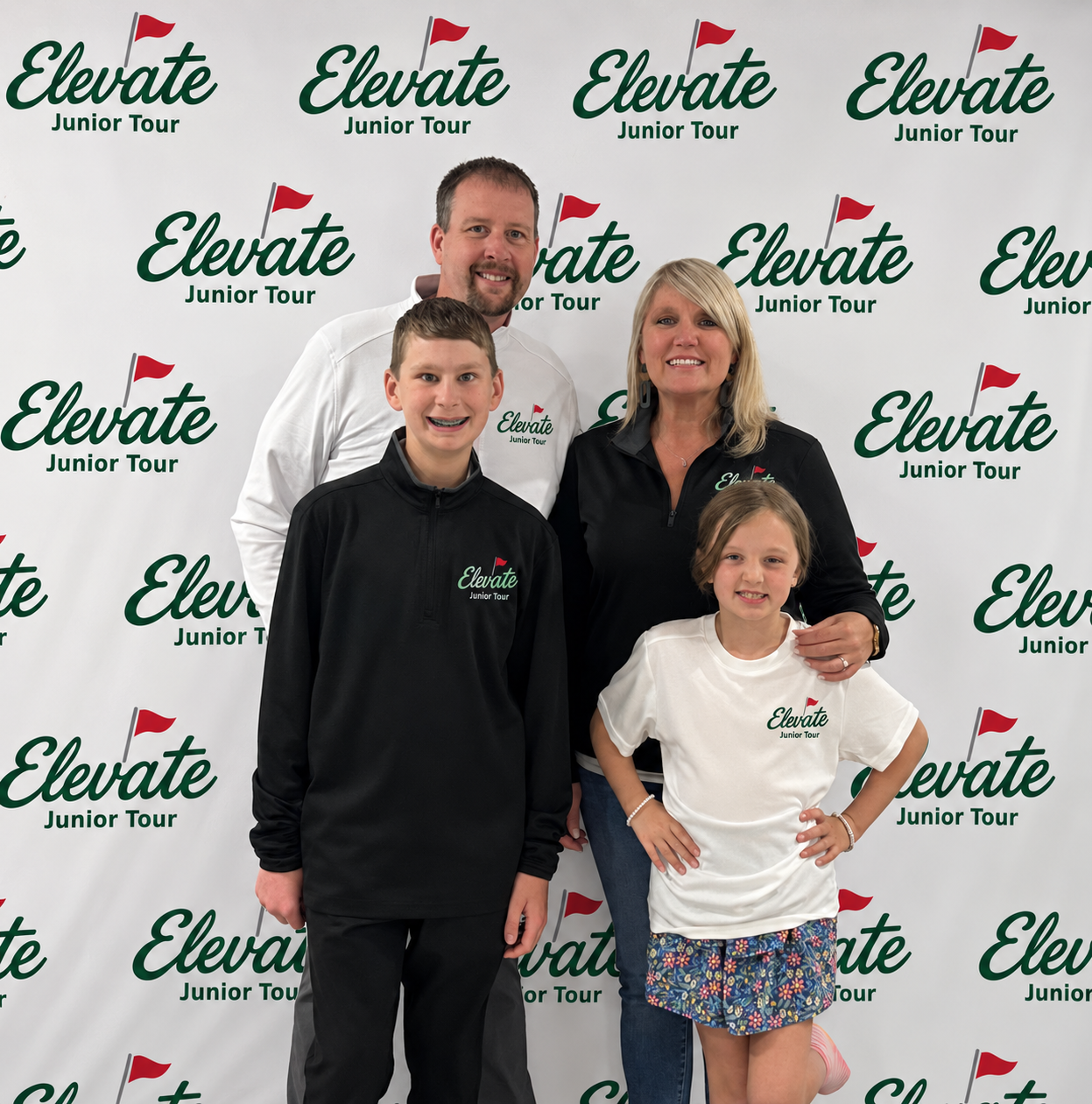 Ryan Champeau with his wife Erin and children Charlie and Reese.