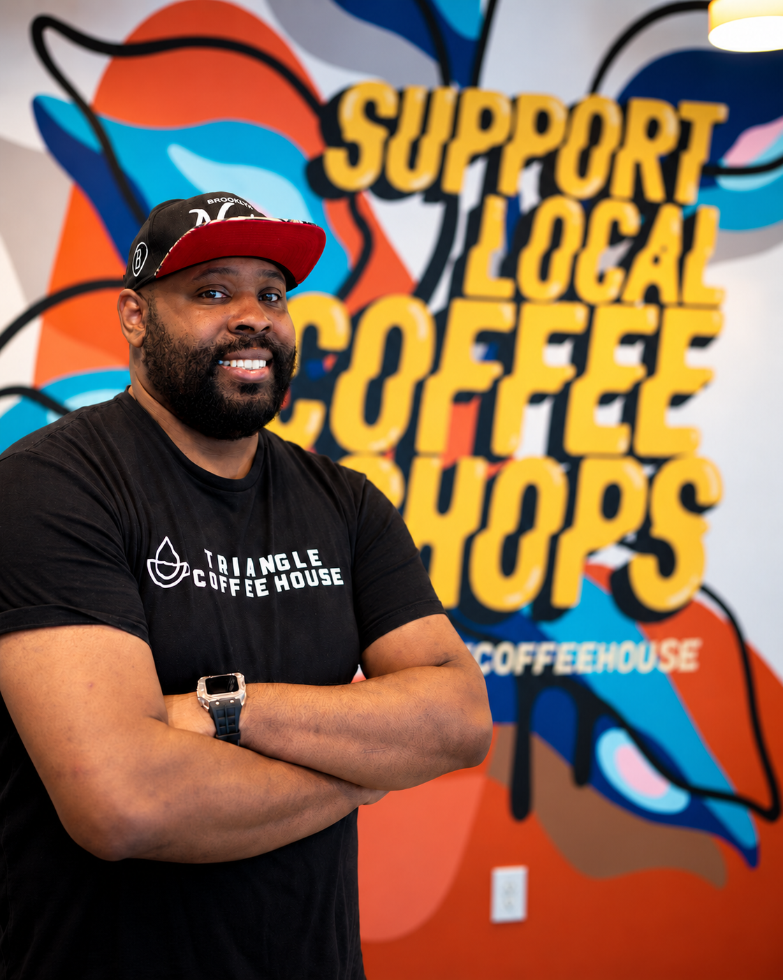 Jermaine at Triangle Coffee House
